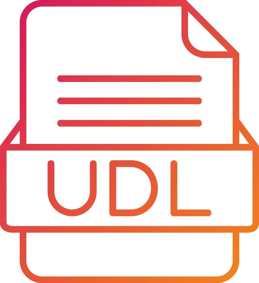UDL File Format Icon 29148853 Vector Art at Vecteezy