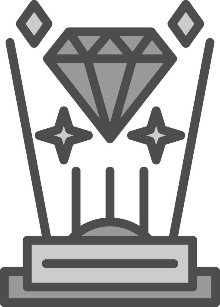 Hologram Vector Icon Design