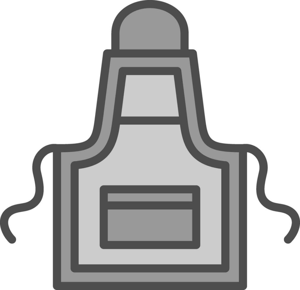 Apron Vector Icon Design