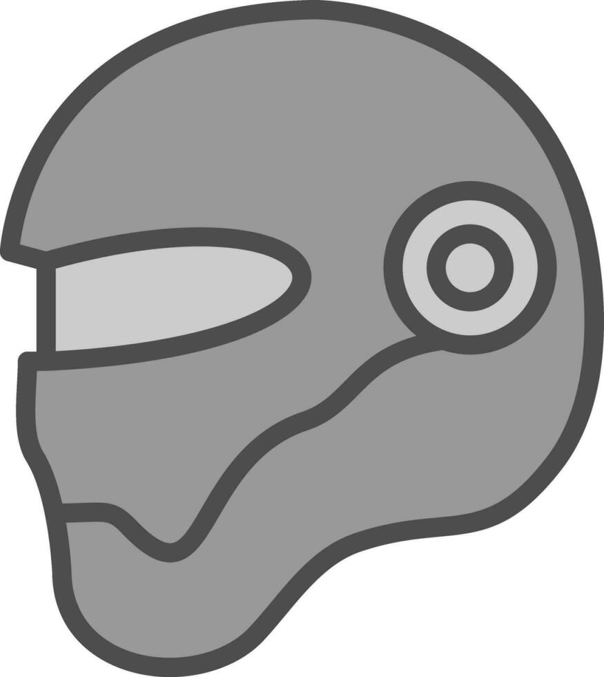 diseño de icono de vector de casco