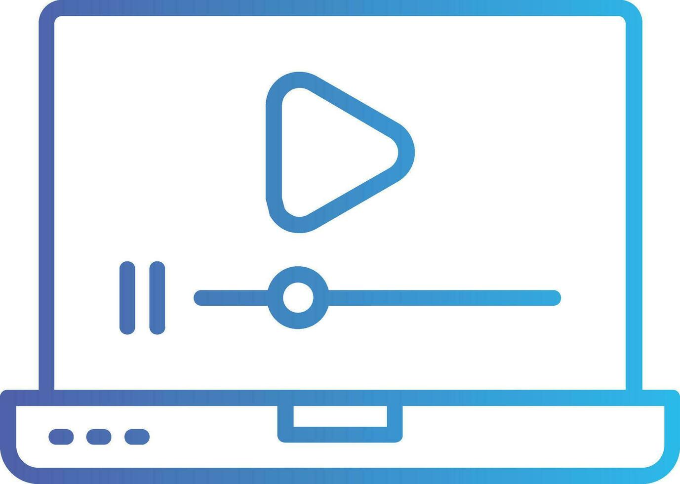Video Player Vector Icon