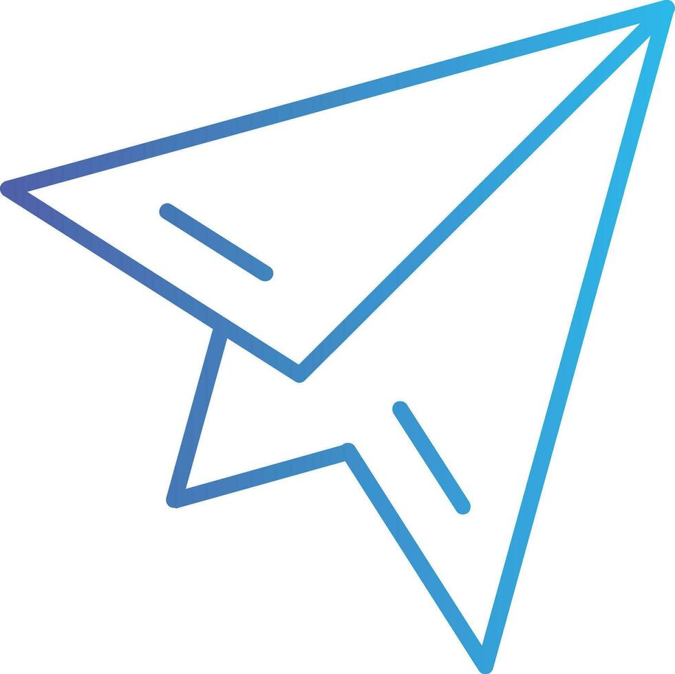 Telegram Glyph Icon vector