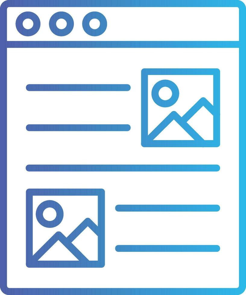 Blog Vector Icon