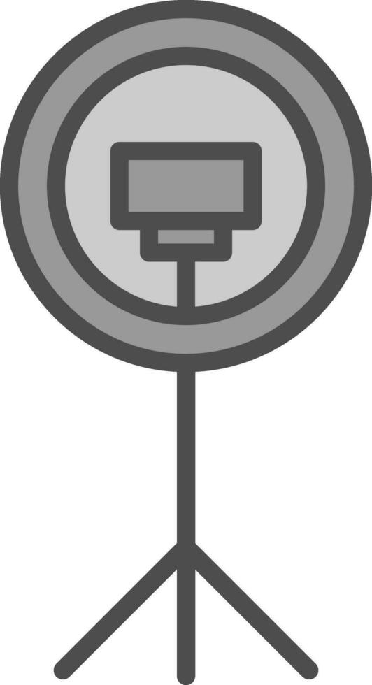 Ring light Vector Icon Design