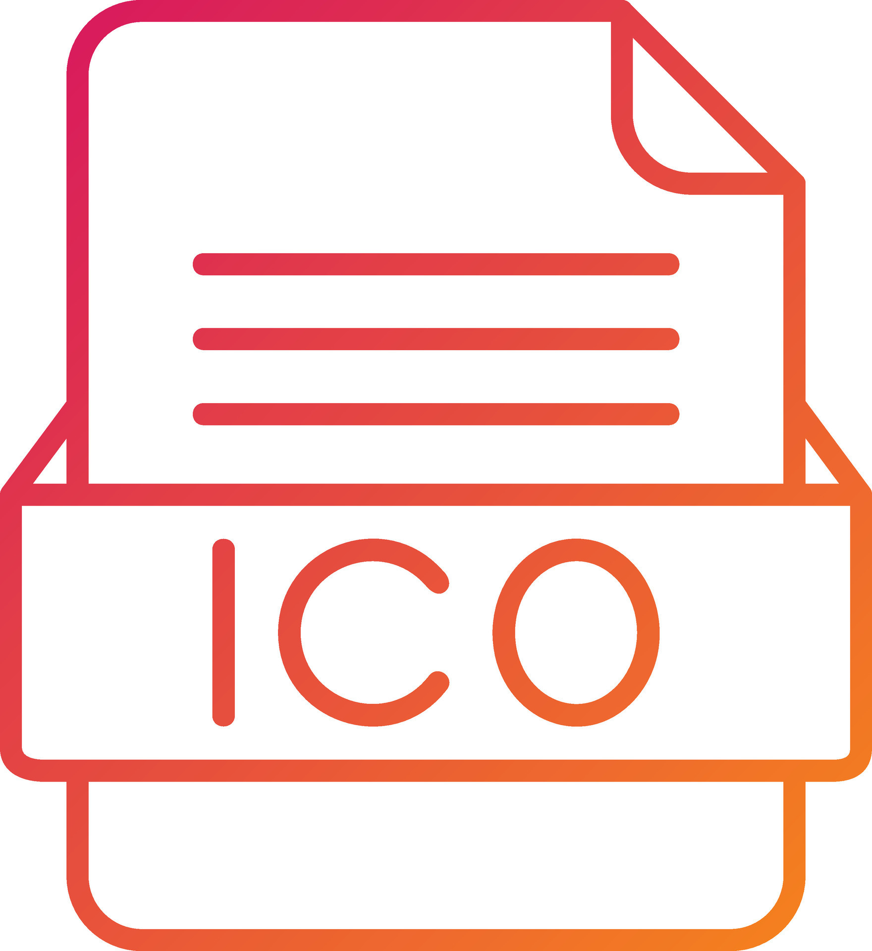 ICO File Format Icon 29149272 Vector Art at Vecteezy