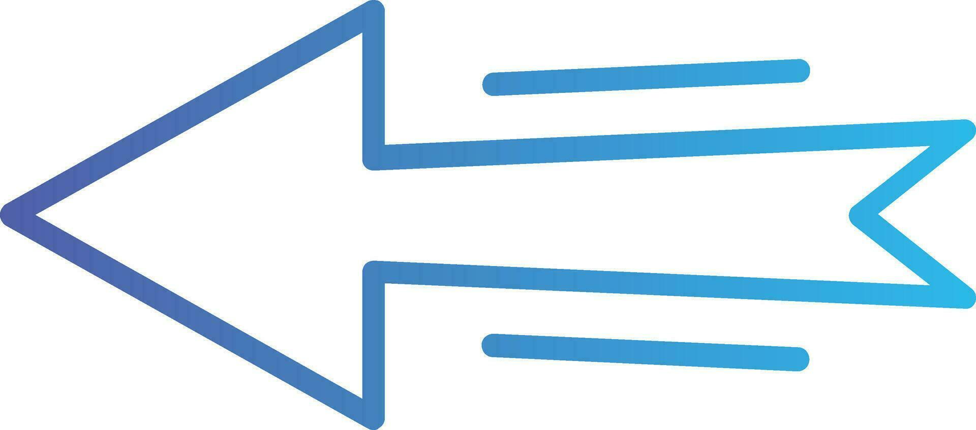 Left Glyph Icon vector