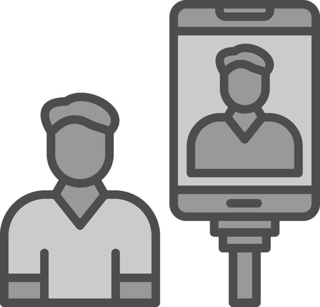 Selfie Vector Icon Design