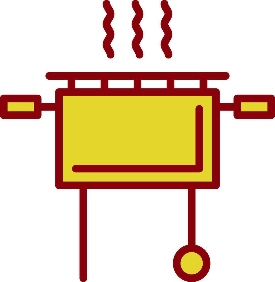 diseño de icono de vector de parrilla