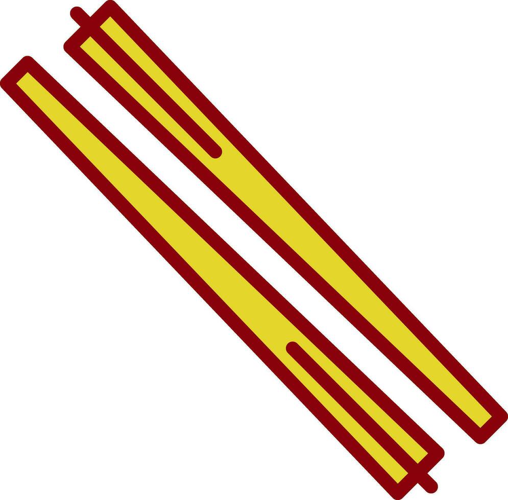 Chopsticks Vector Icon Design