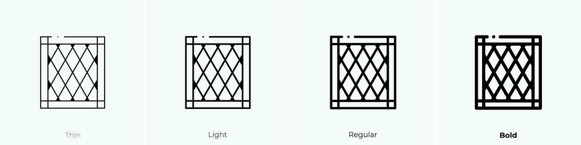 mesa servilleta icono. delgado, luz, regular y negrita estilo diseño aislado en blanco antecedentes vector