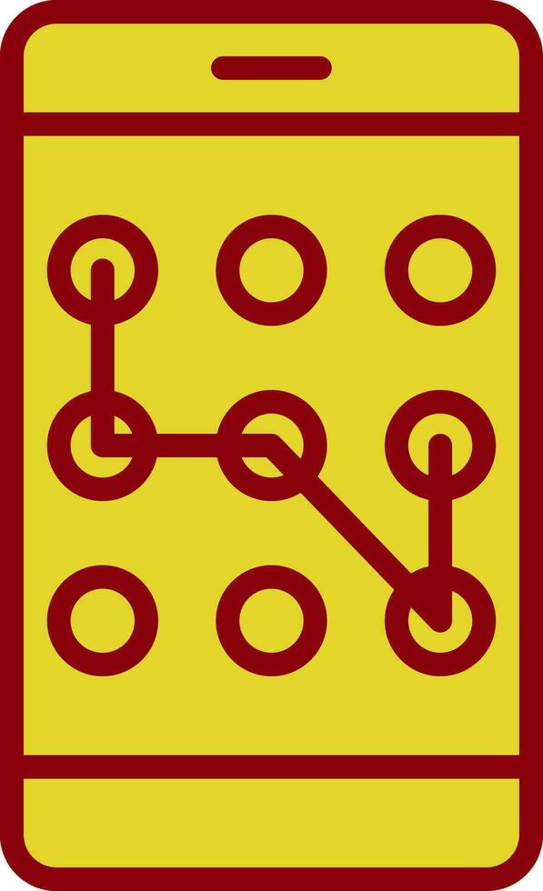 Phone lock Vector Icon Design