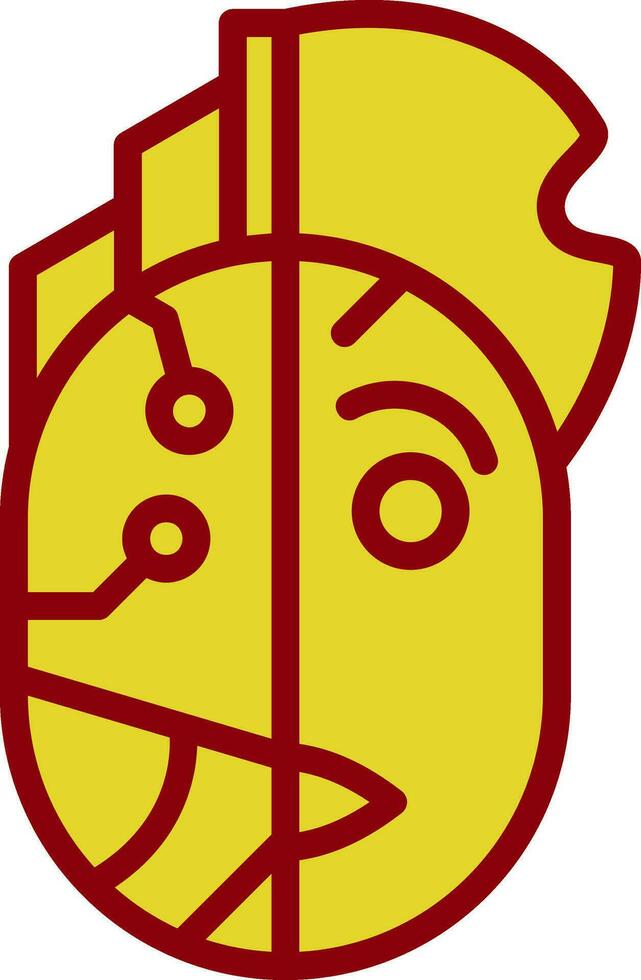 Cyborg Vector Icon Design