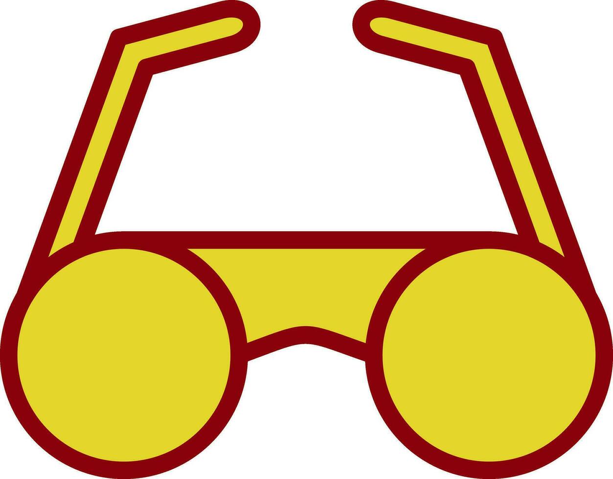 diseño de icono de vector de gafas