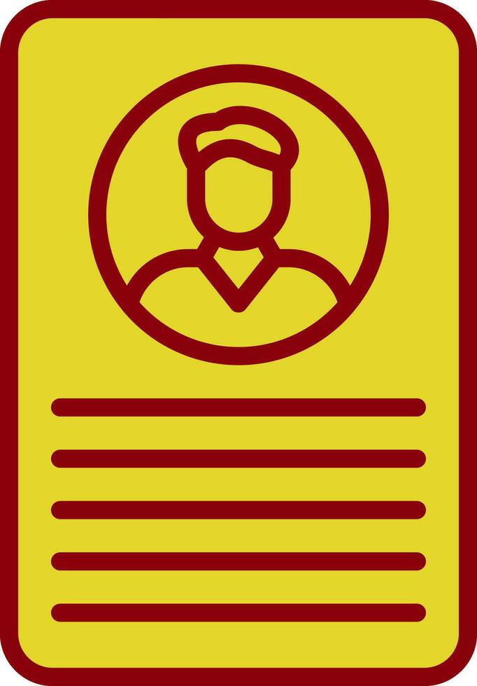 Profile Vector Icon Design