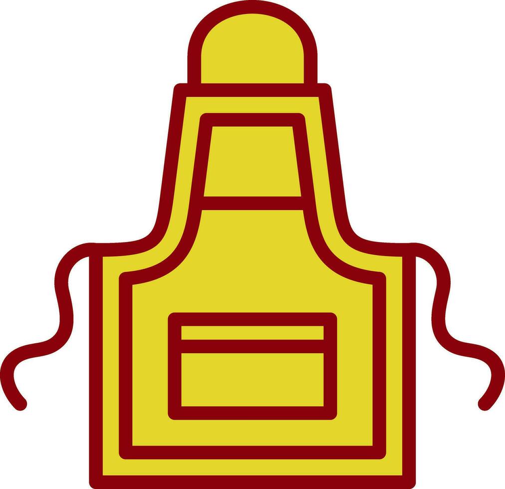 delantal vector icono diseño