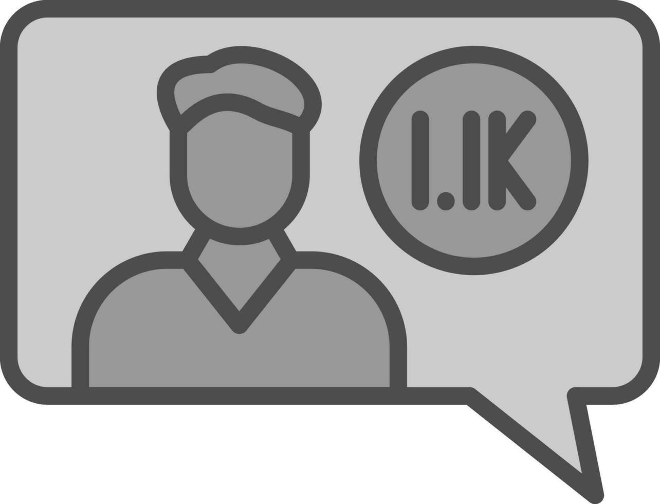 Follower Vector Icon Design