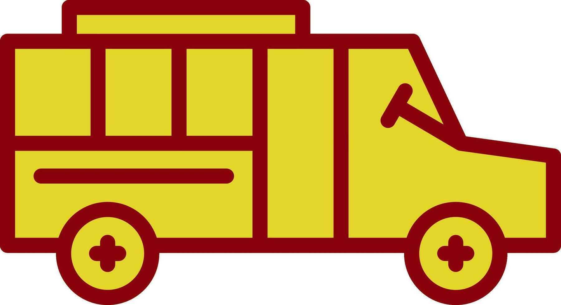 School bus Vector Icon Design