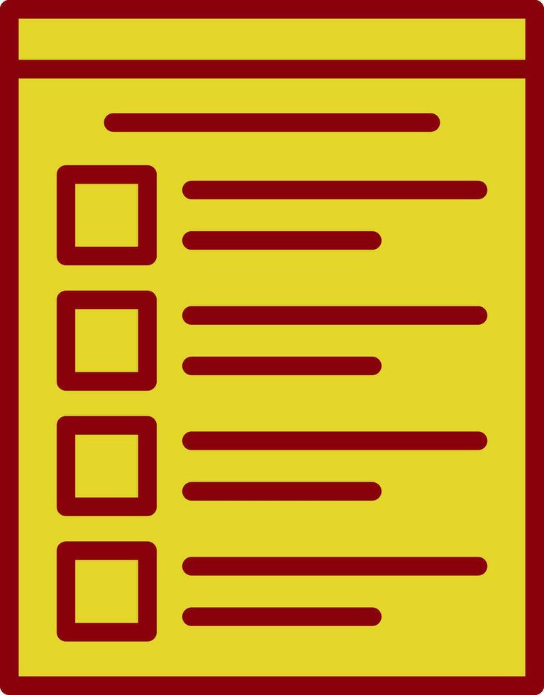 Checklist Vector Icon Design
