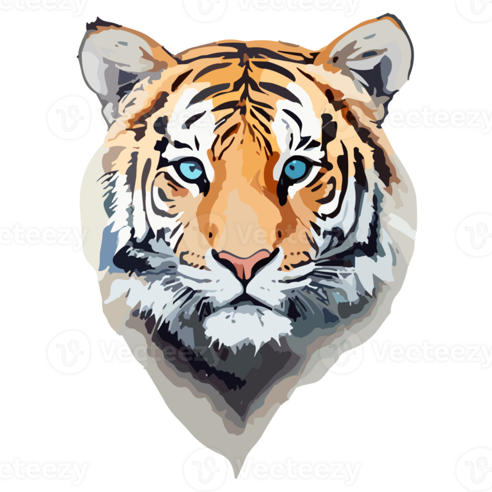 tiger head clip art png