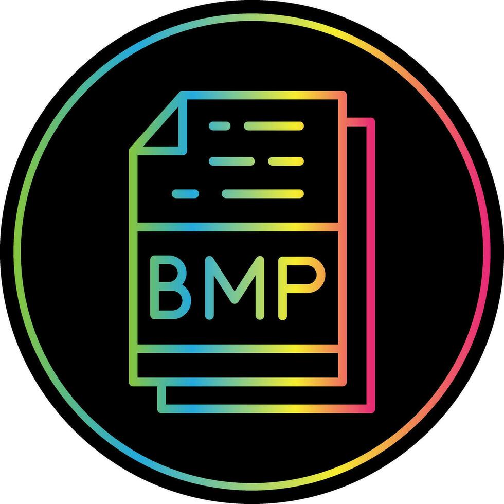 Bmp File Format Vector Icon Design