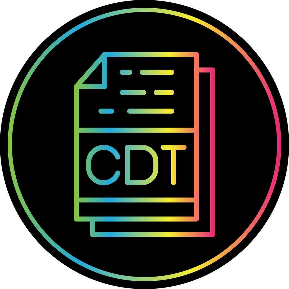 Cdt Vector Icon Design