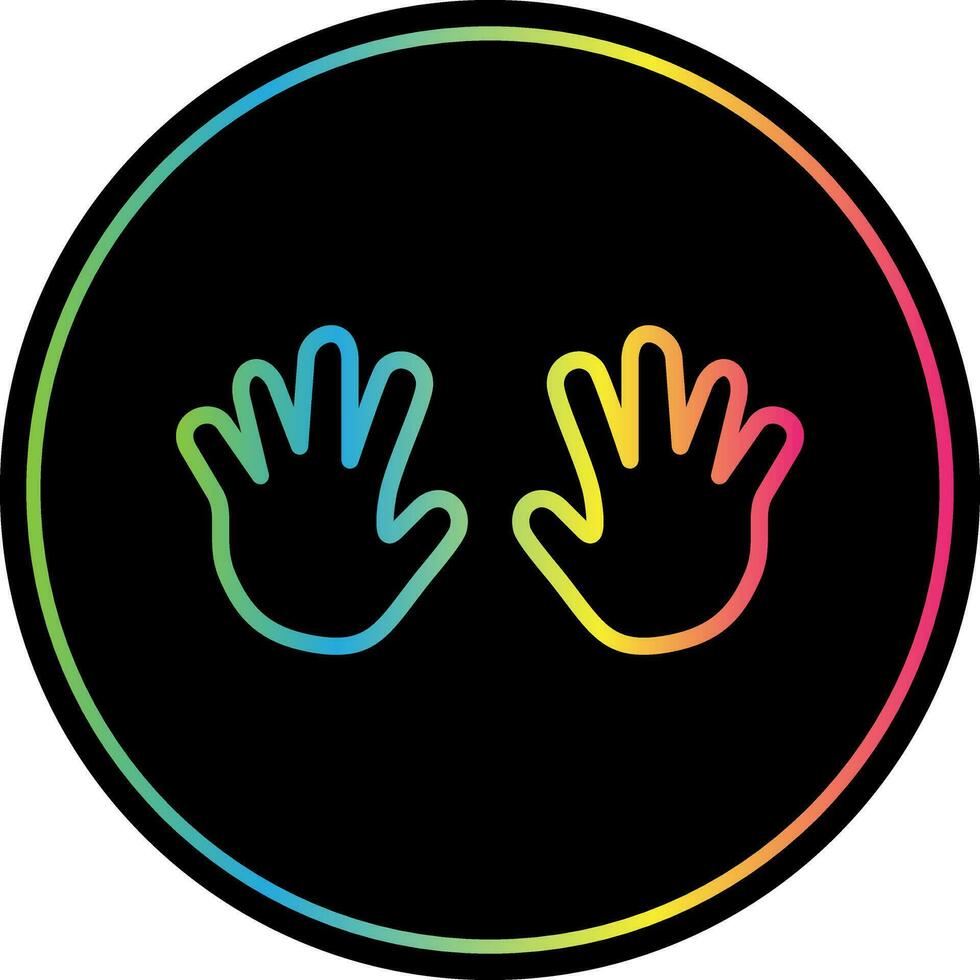 Hands Vector Icon Design