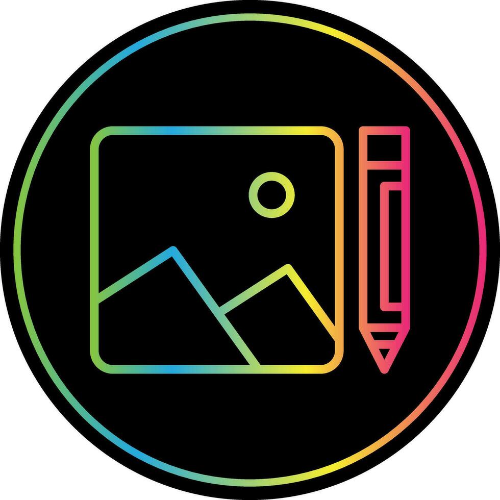 Edit image Vector Icon Design
