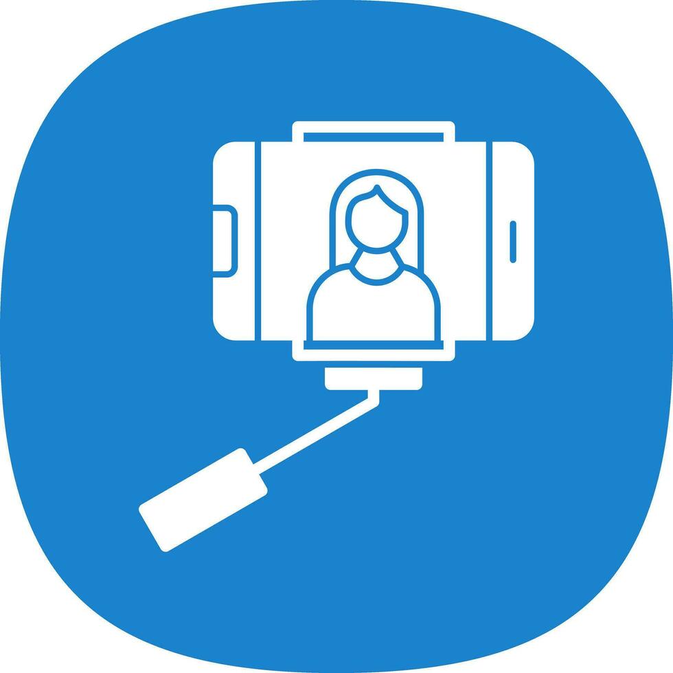 Selfie stick Vector Icon Design
