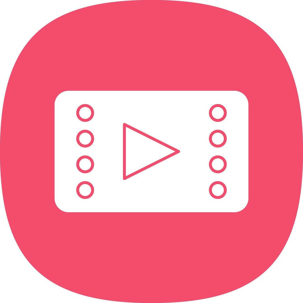 Video player Vector Icon Design