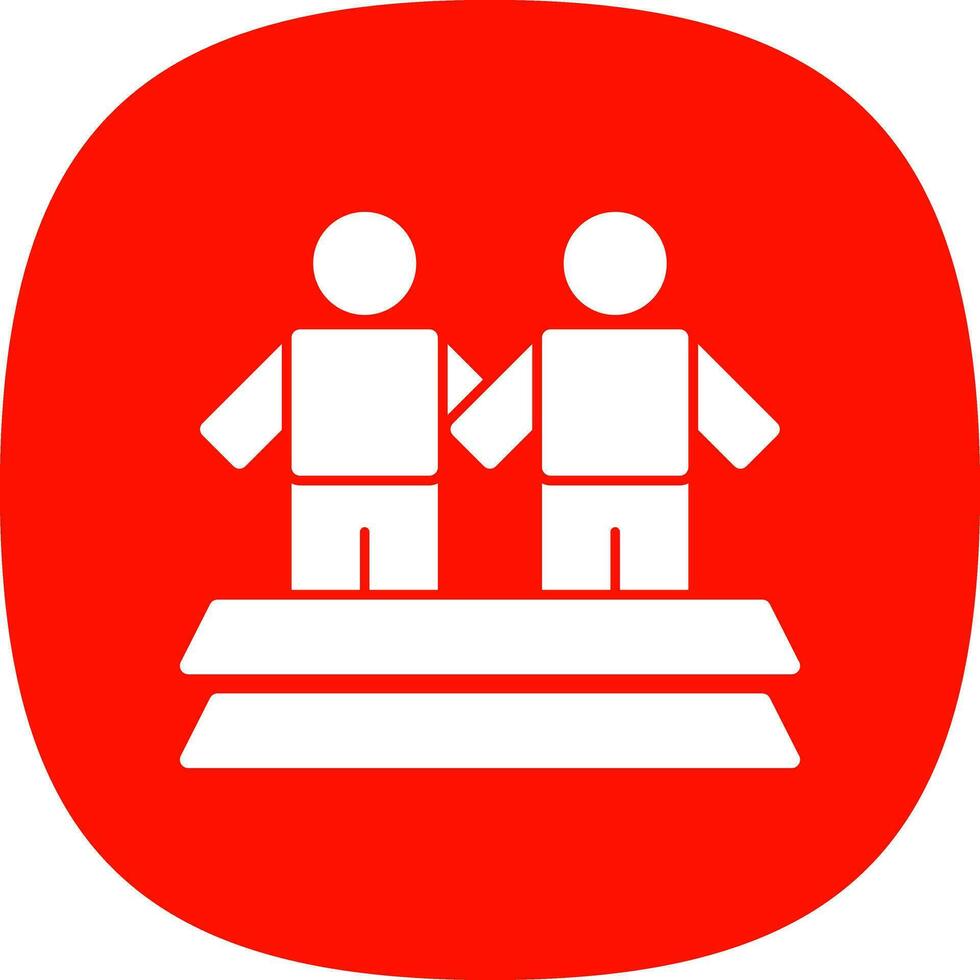 Crossing Vector Icon Design