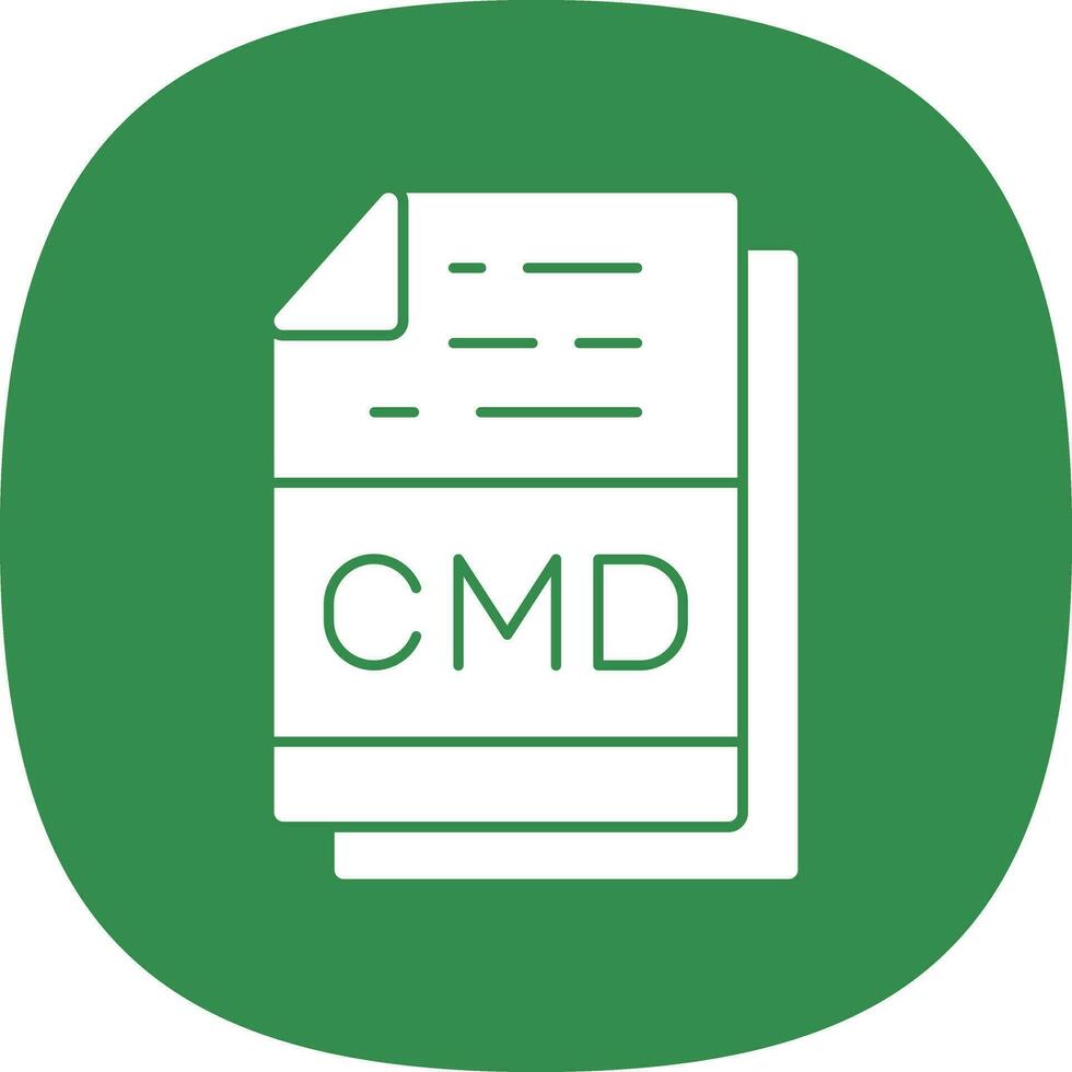 cmd vector icono diseño