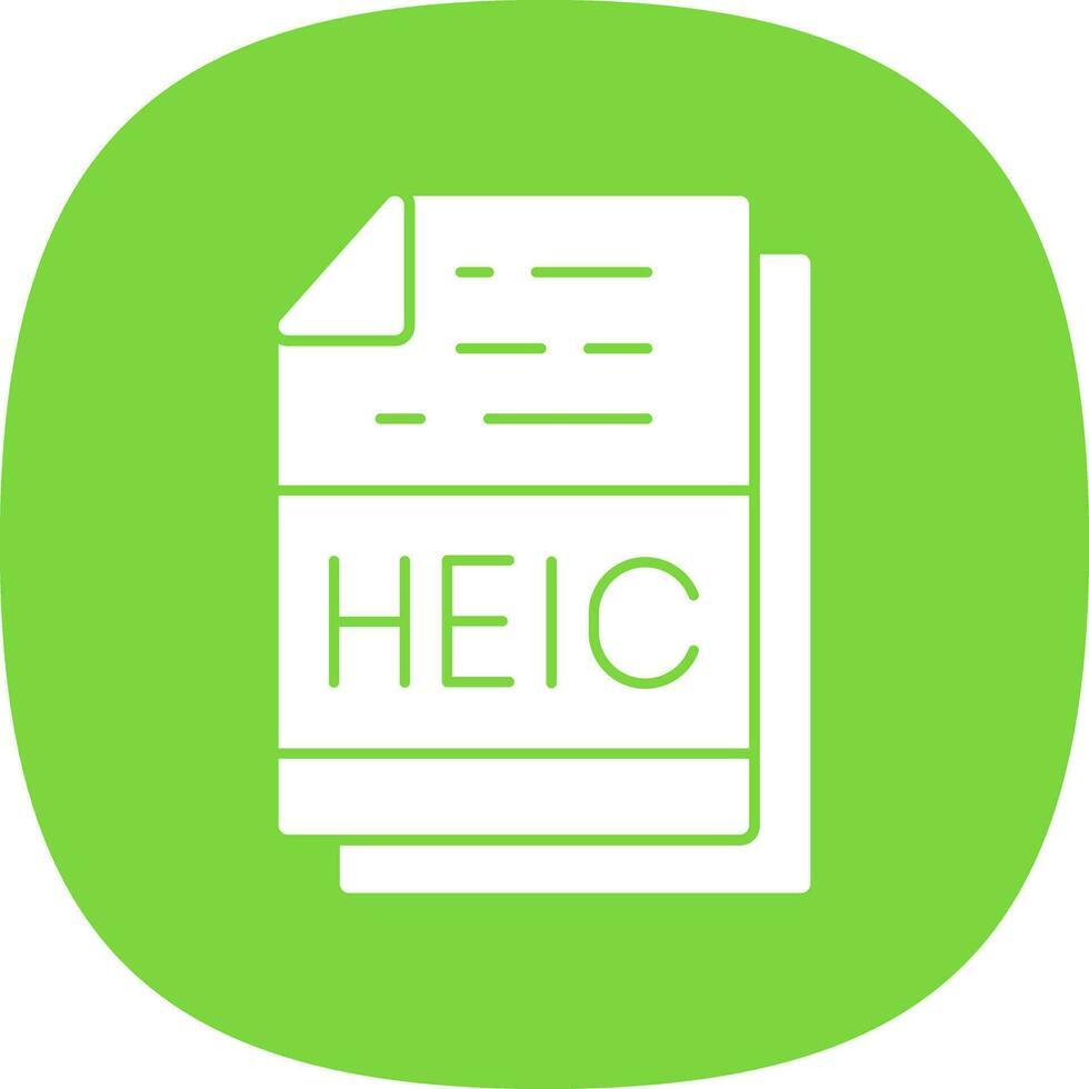 Heic Vector Icon Design