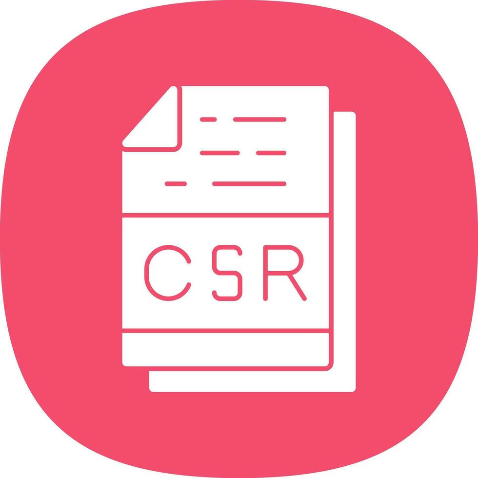 CSR File Format Vector Icon Design 29151341 Vector Art at Vecteezy