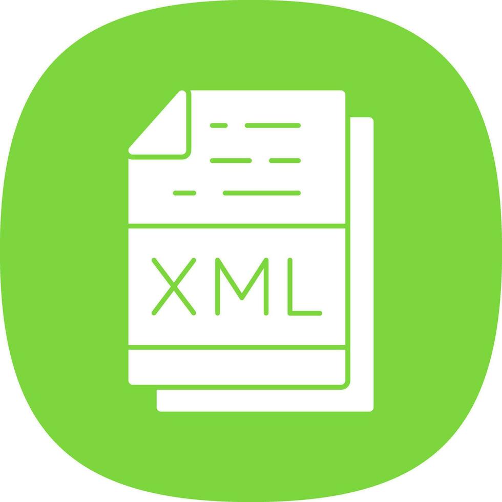 Xml File Format Vector Icon Design
