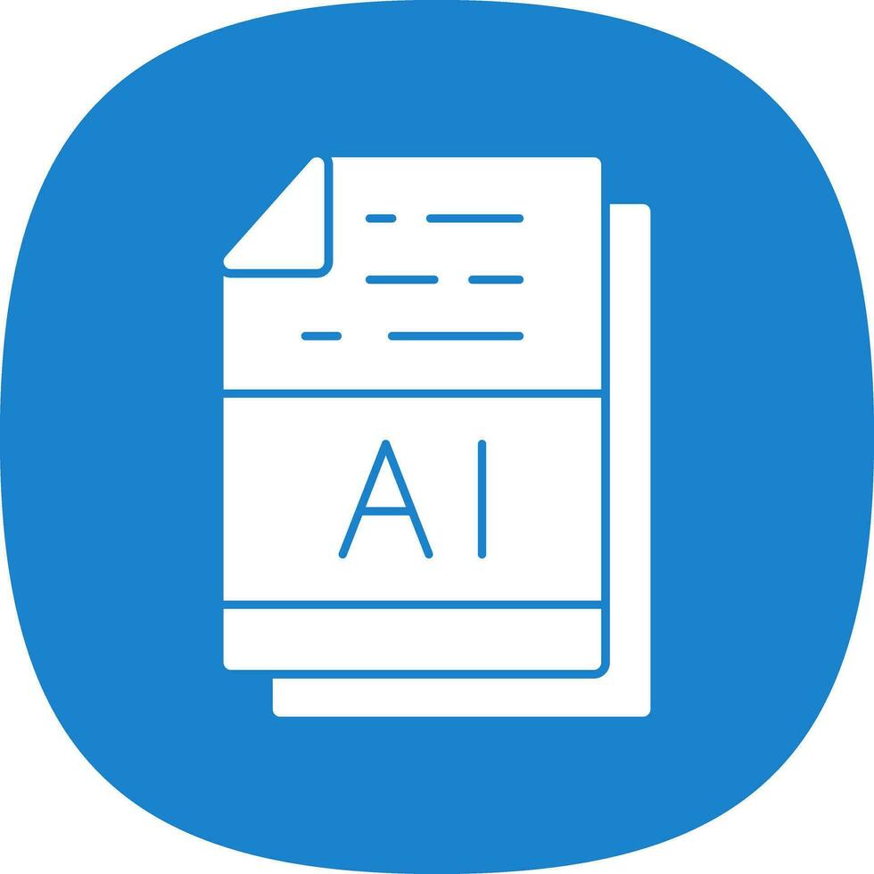 AI File Format Vector Icon Design