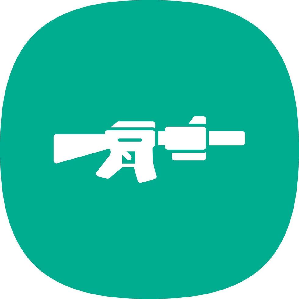 diseño de icono de vector de rifle