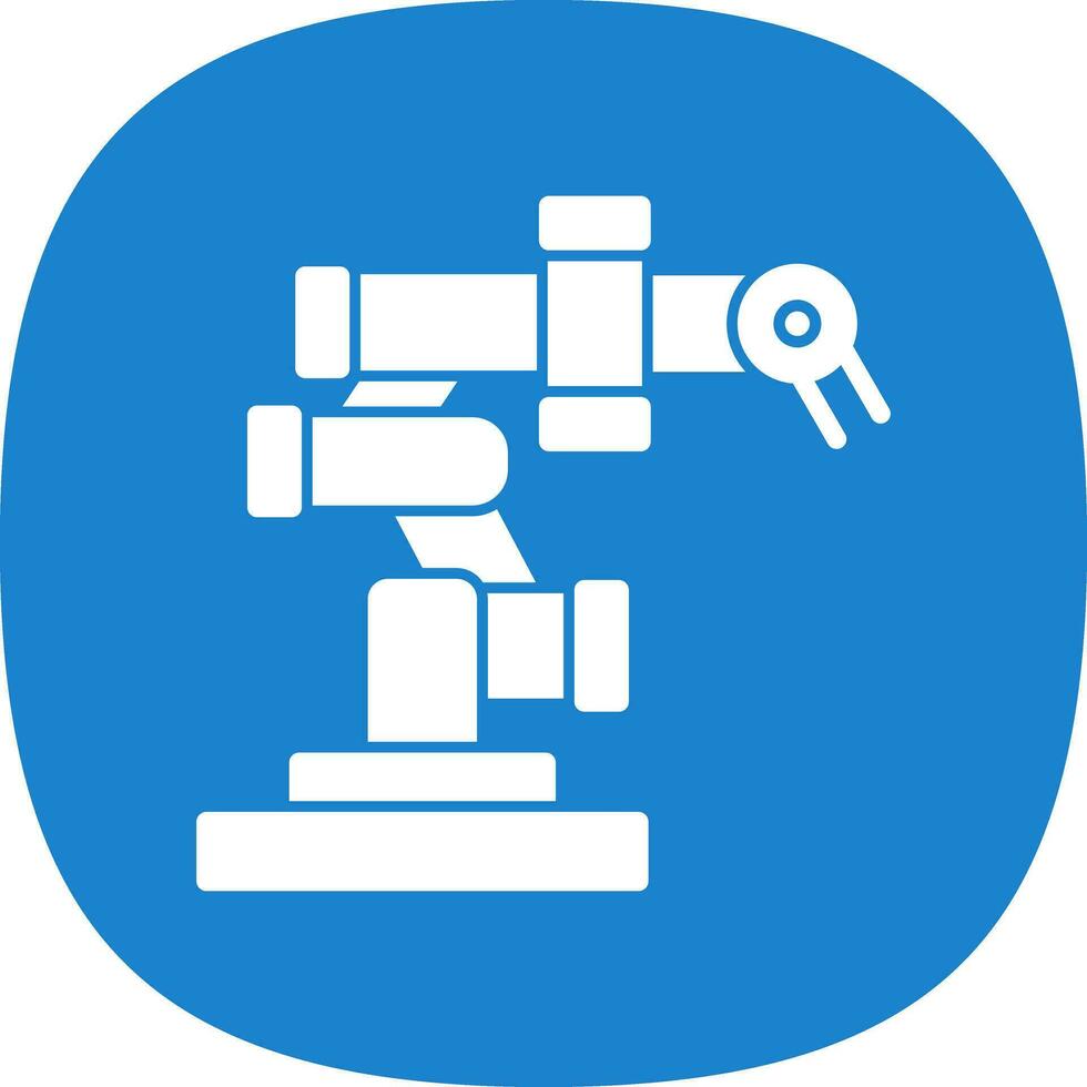 Robotic arm Vector Icon Design