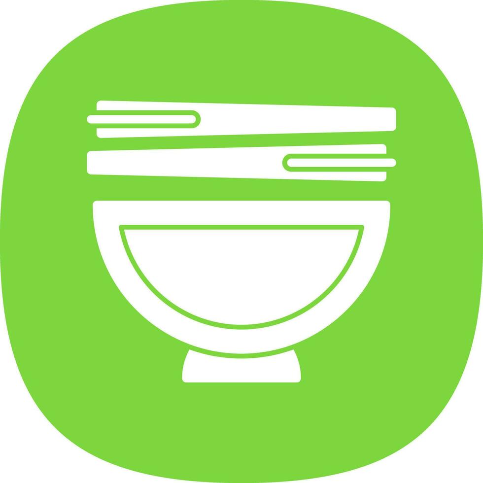 Chopsticks Vector Icon Design