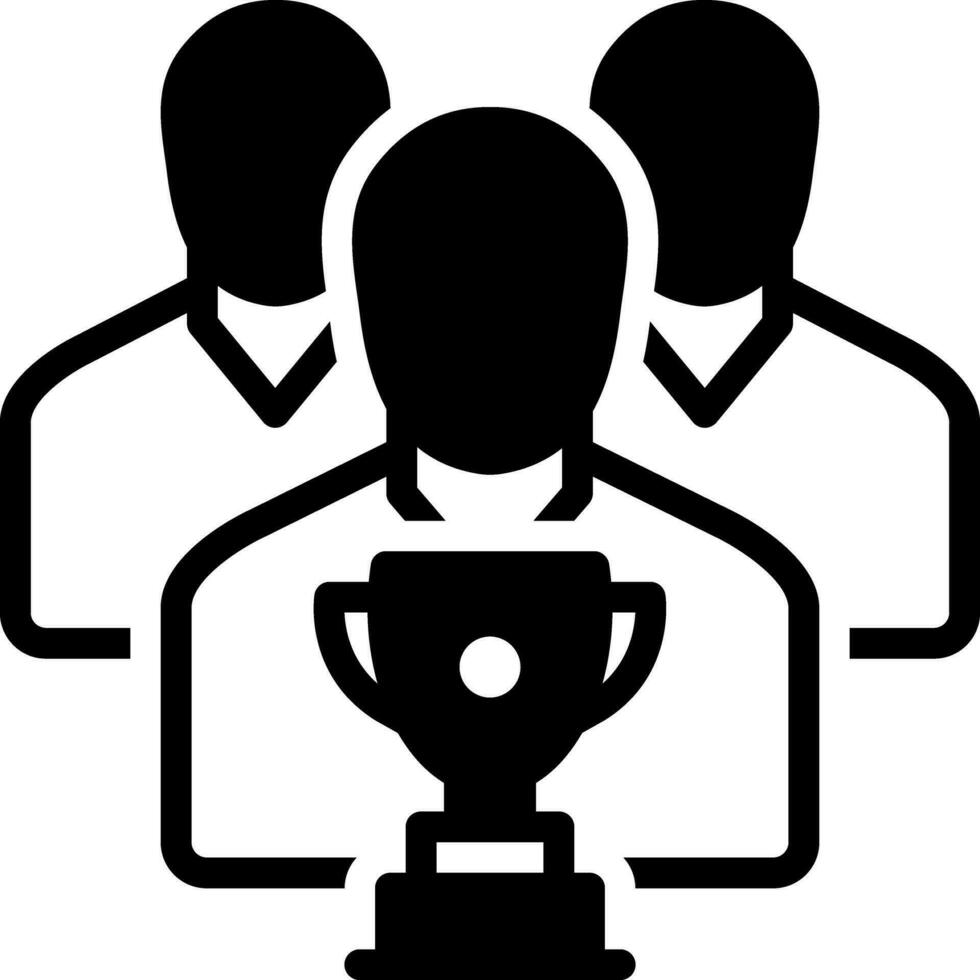 solid icon for won vector