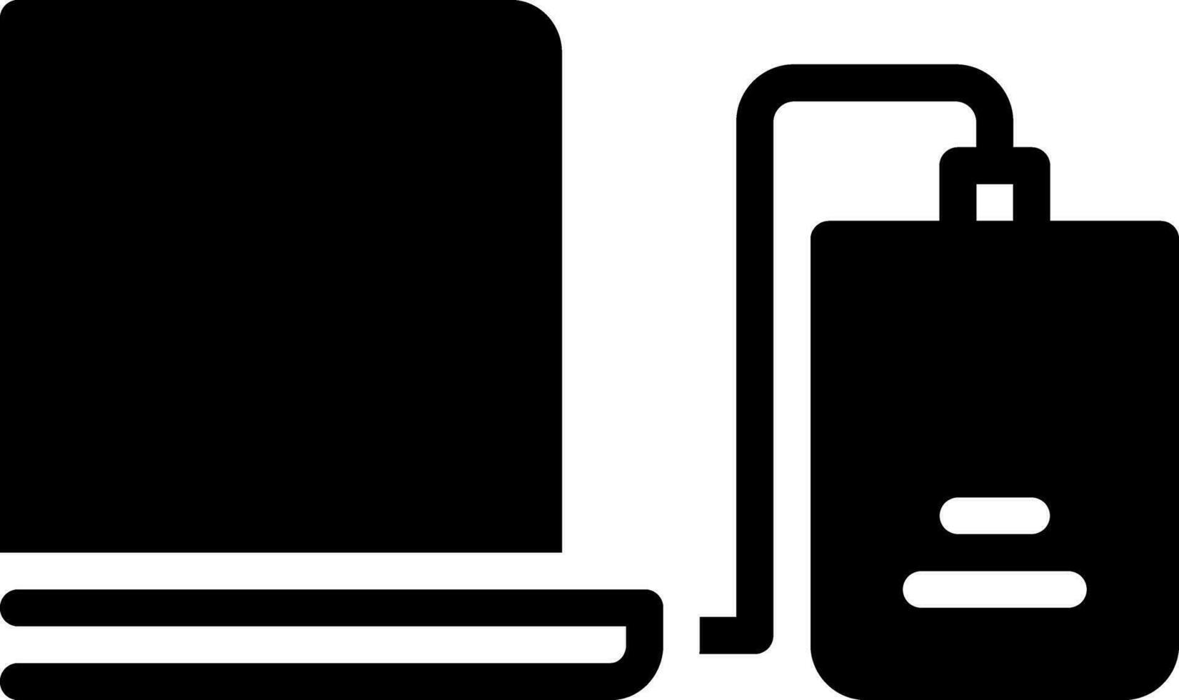solid icon for external vector