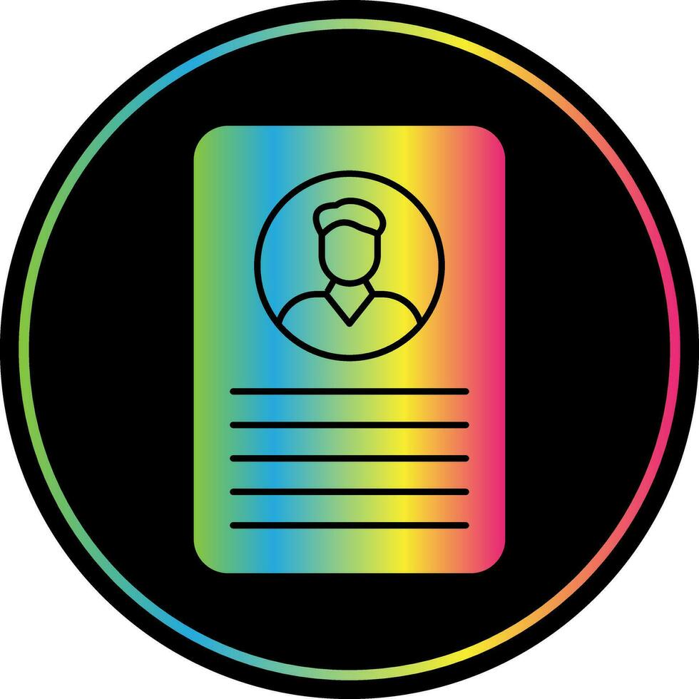 Profile Vector Icon Design