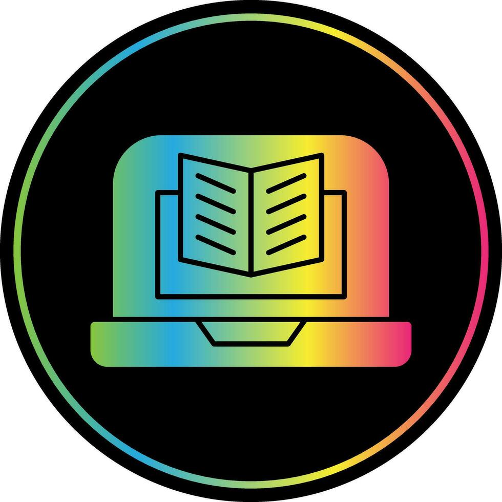 Digital book Vector Icon Design