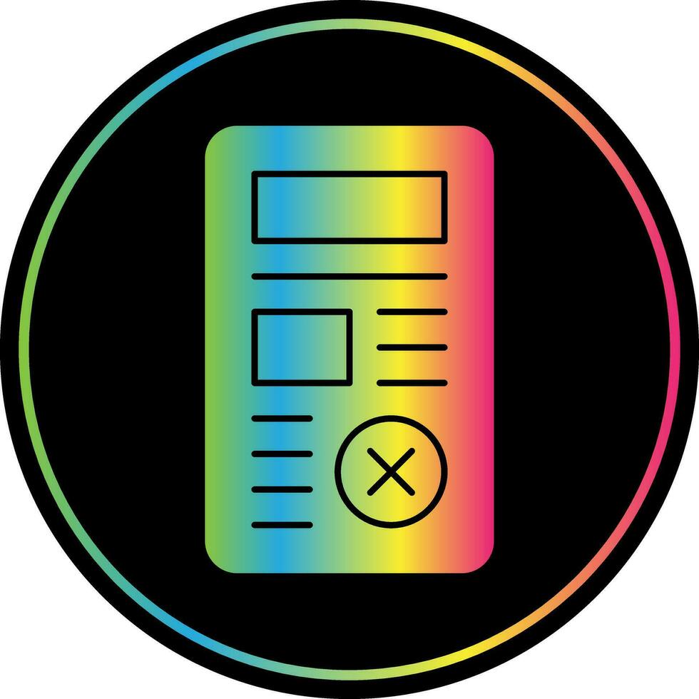 Delete Vector Icon Design