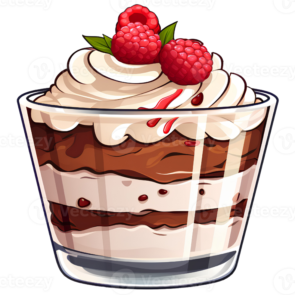 dessert ice-cream illustration ai generative png