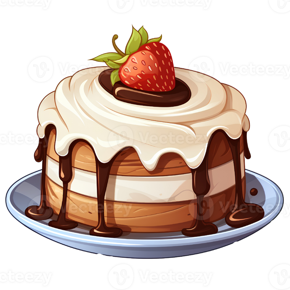 dessert ice-cream illustration ai generative png