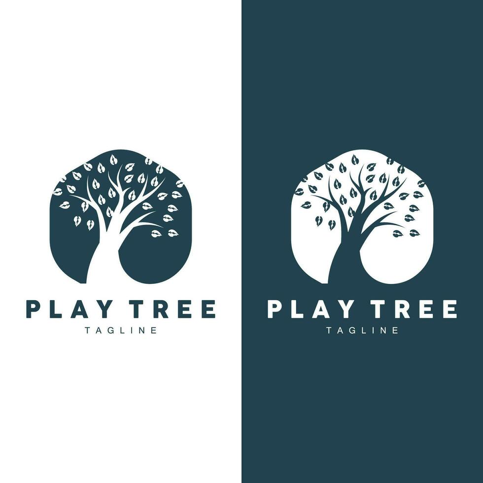 Tree Logo Plant Design Vector Illustrator Template