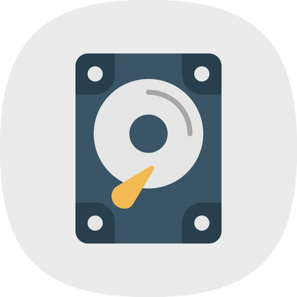 Hard disk drive Vector Icon Design