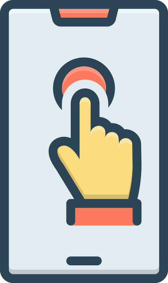 color icon for enabling vector