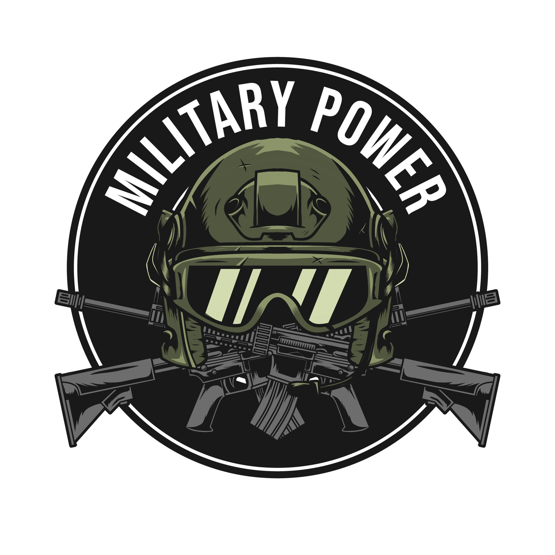 military logo template 29152555 Vector Art at Vecteezy