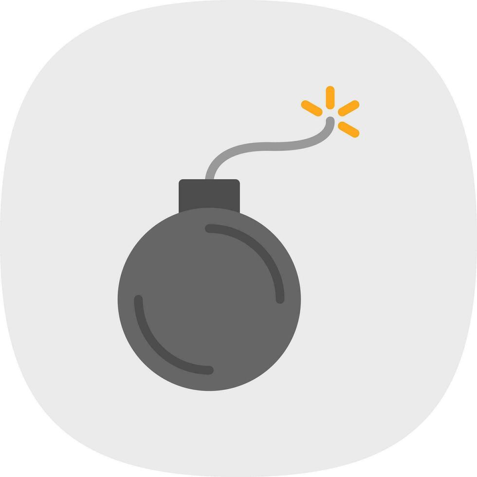 diseño de icono de vector de bomba